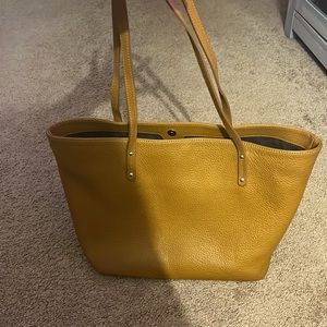 Gigi New York Cognac Leather Bag